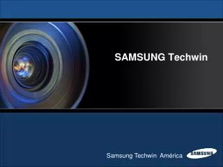 samsung techwin