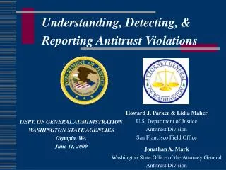 Understanding, Detecting, &amp; Reporting Antitrust Violations