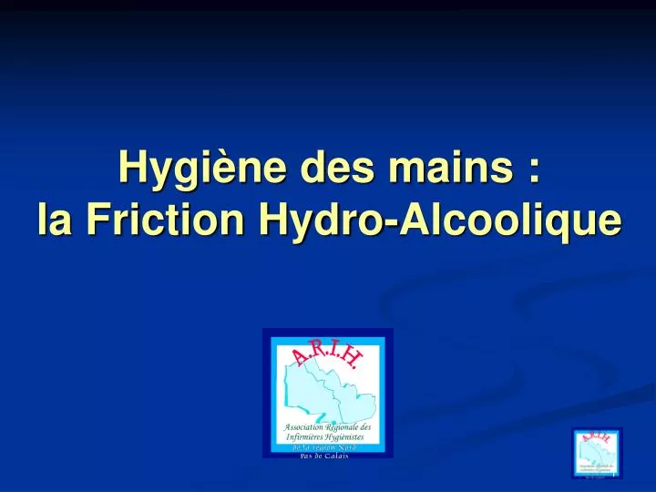 hygi ne des mains la friction hydro alcoolique