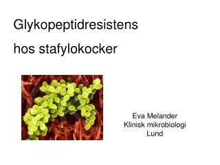 eva melander klinisk mikrobiologi lund