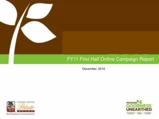 FY11 First Half Online Campaign Report