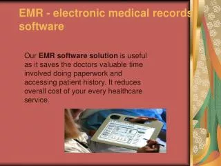 emr software development | electronic medical records