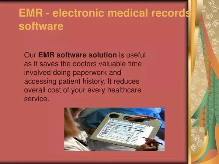 emr electronic medical records software