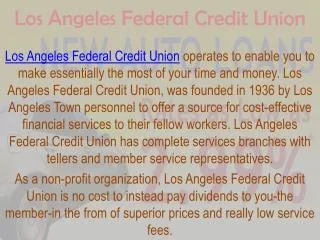 la federal credit union