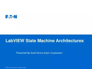 LabVIEW State Machine Architectures