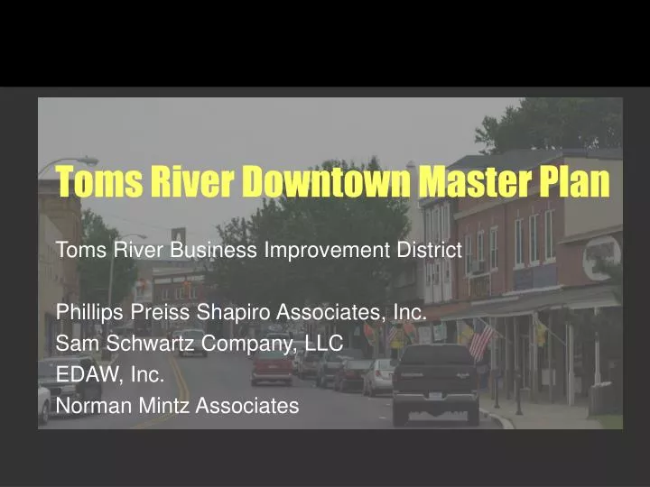 toms river downtown master plan