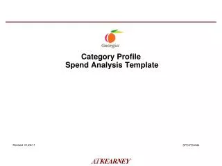 Category Profile Spend Analysis Template