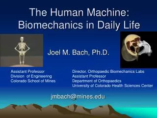 The Human Machine: Biomechanics in Daily Life