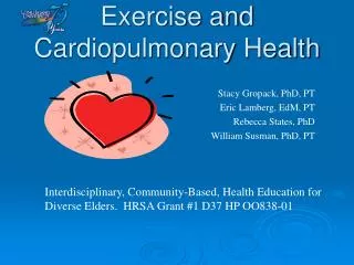 Exercise and Cardiopulmonary Health
