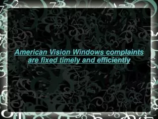 American Vision Windows