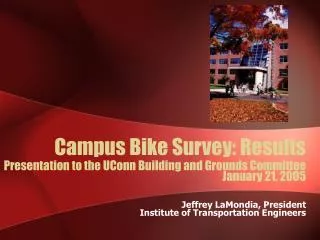 Campus Bike Survey: Results