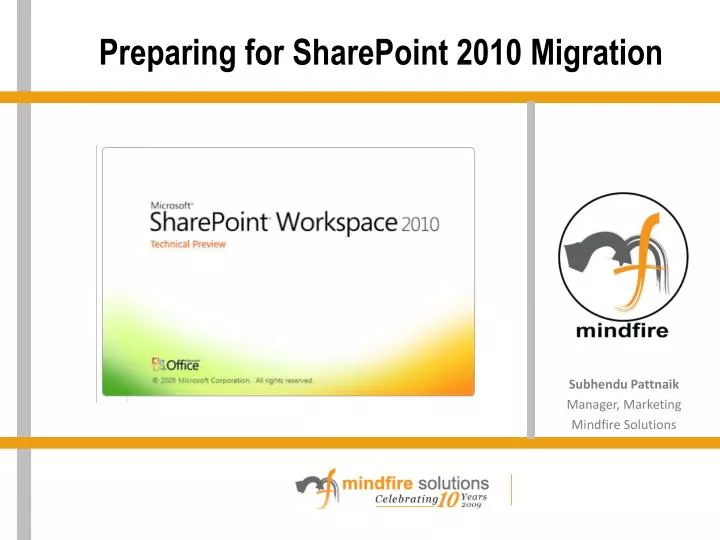 preparing for sharepoint 2010 migration
