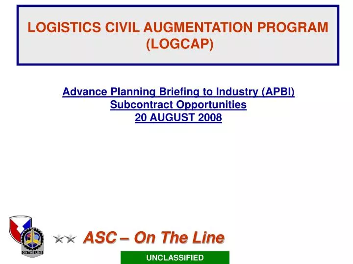 logistics civil augmentation program logcap