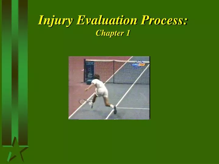 injury evaluation process chapter 1