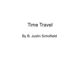 Time Travel