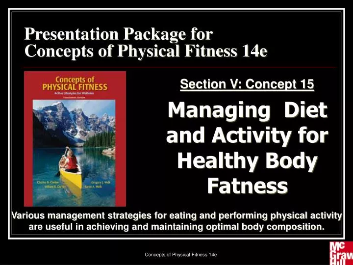 section v concept 15 managing diet and activity for healthy body fatness