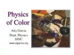 Physics of Color - slide 1