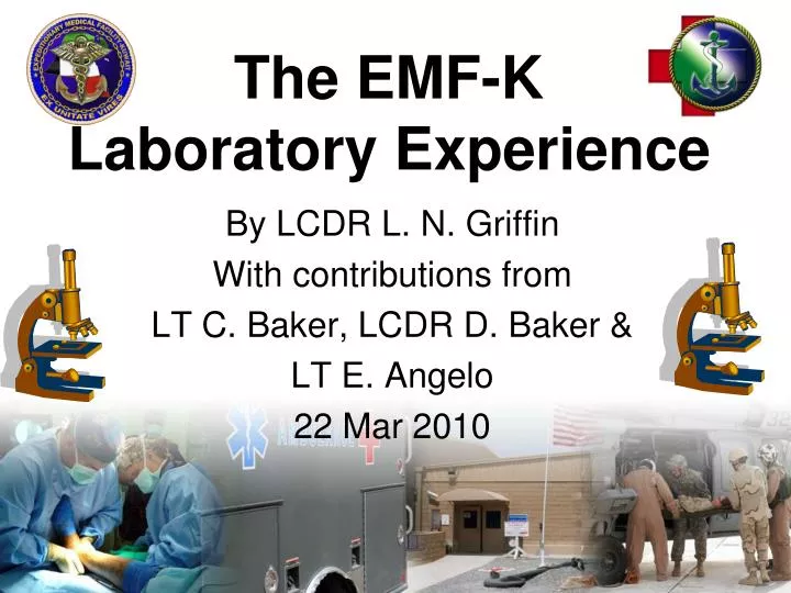 the emf k laboratory experience