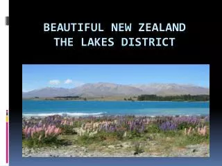 lake of New Zealand