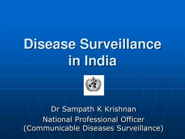 disease surveillance in india