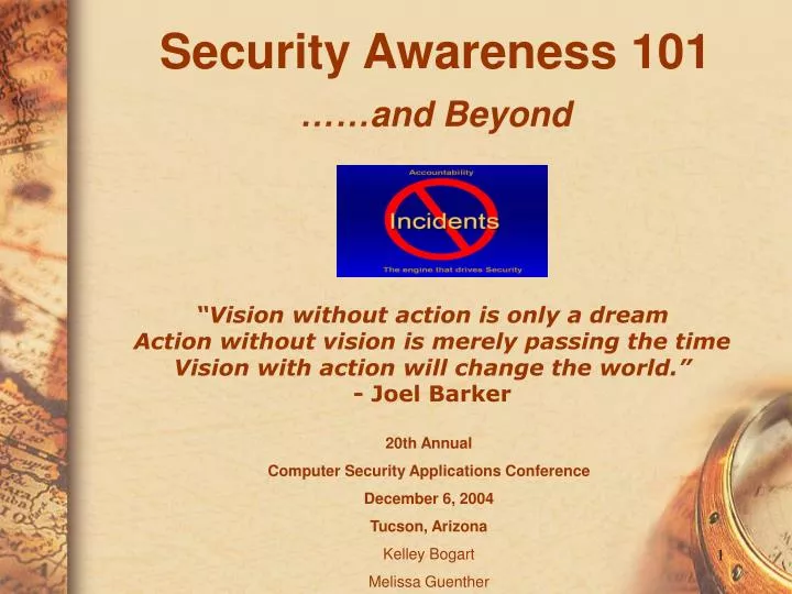 security awareness 101 and beyond