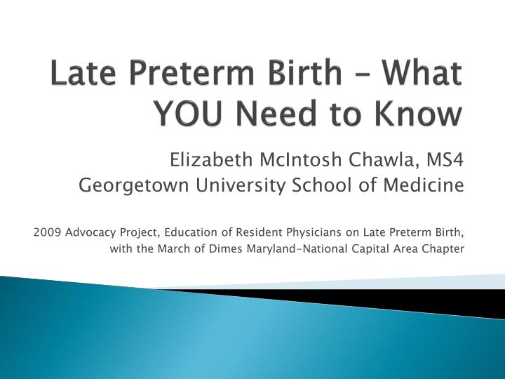 late preterm birth what you need to know
