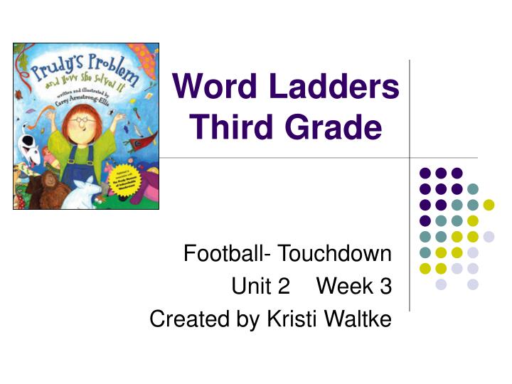 word ladders third grade