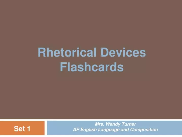 rhetorical devices flashcards
