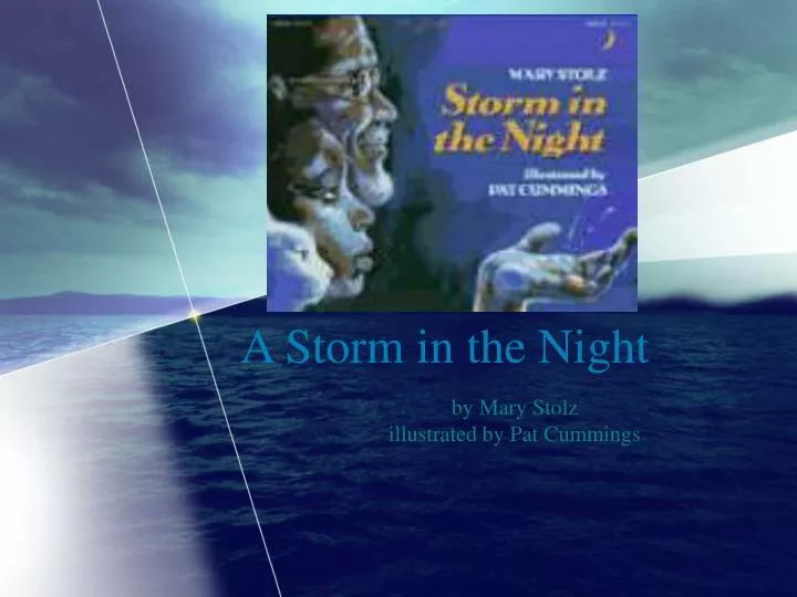 a storm in the night