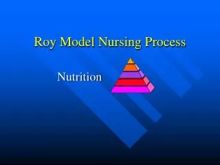 Roy Model Nursing Process