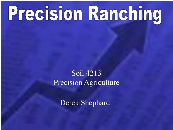 soil 4213 precision agriculture