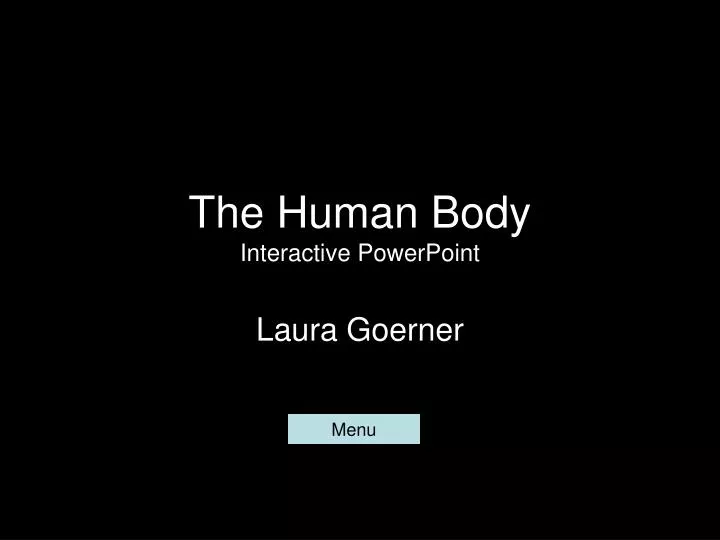 the human body interactive powerpoint