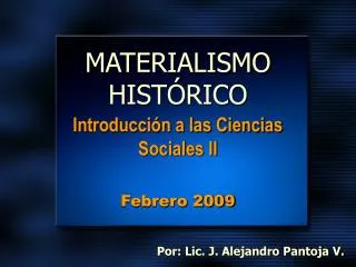 materialismo hist rico