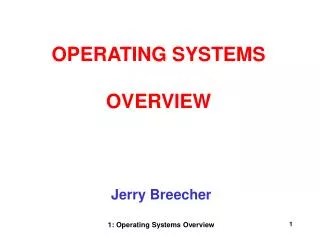 Jerry Breecher