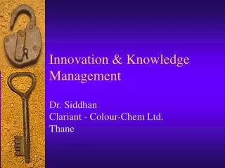 Innovation &amp; Knowledge Management