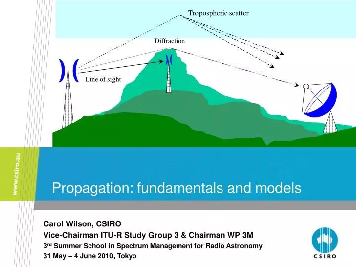 propagation fundamentals and models