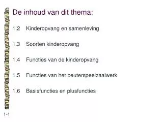 de inhoud van dit thema