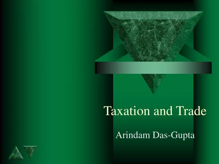taxation and trade
