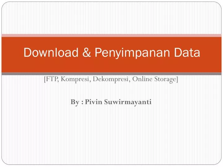 download penyimpanan data