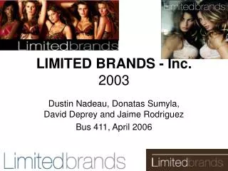 LIMITED BRANDS - Inc. 2003