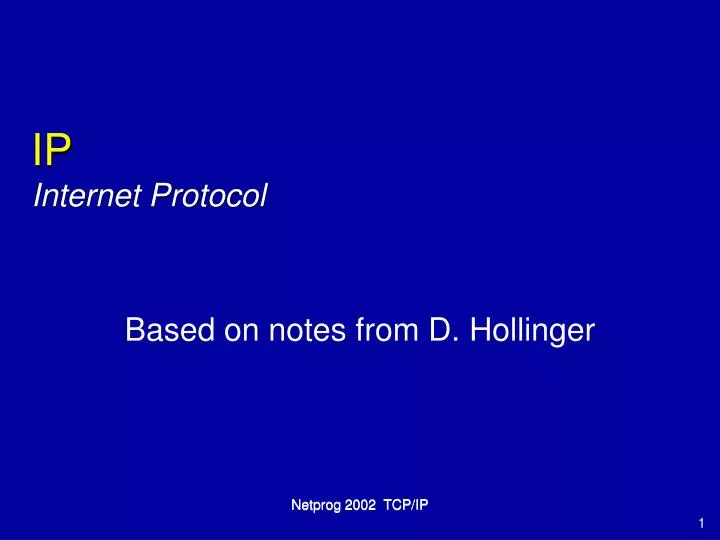 ip internet protocol