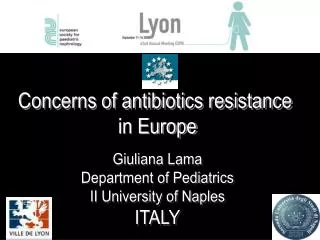 Concerns of antibiotics resistance in Europe