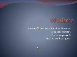 a tletismo