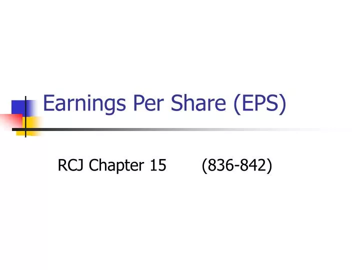 earnings per share eps