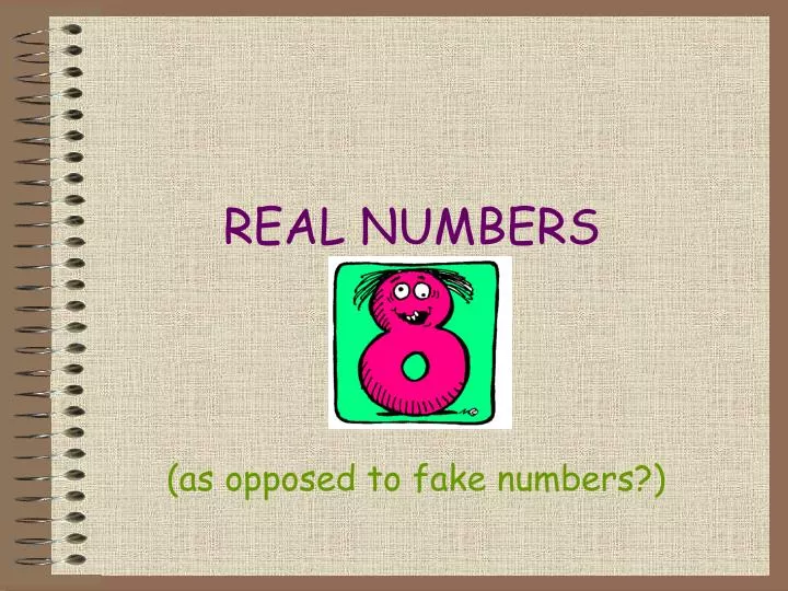 real numbers