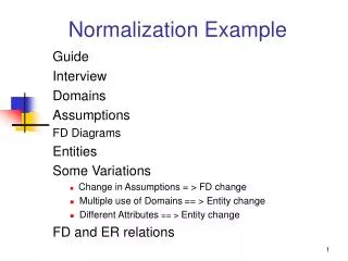 normalization example