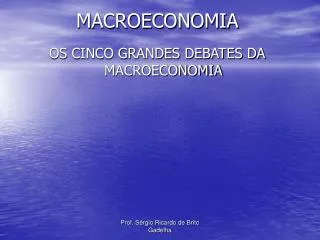 macroeconomia