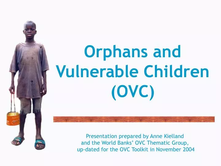 orphans and vulnerable children ovc
