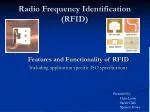 Radio Frequency Identification (RFID) - slide 1