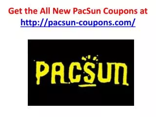pacsun coupons